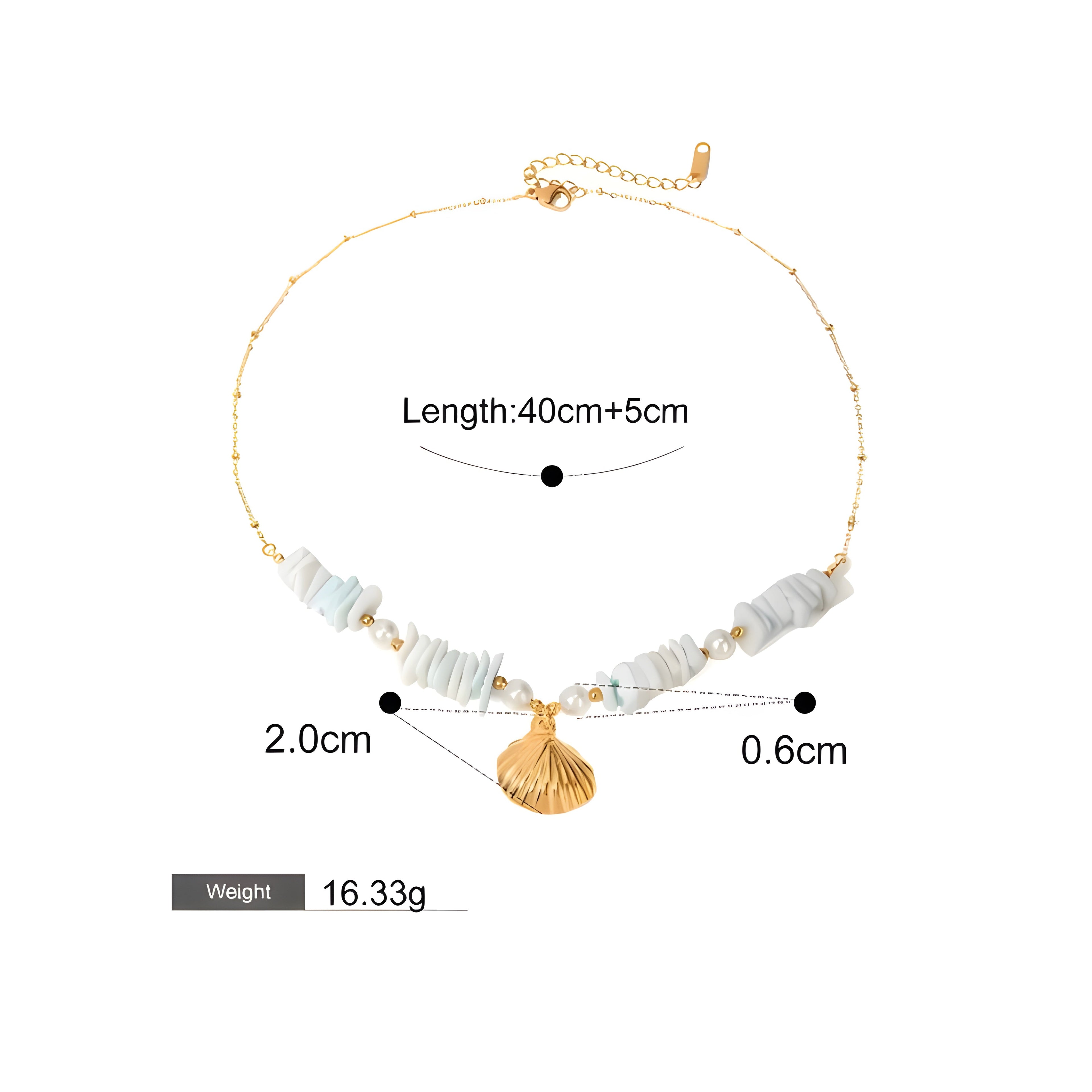 BEHI SHELL NECKLACE