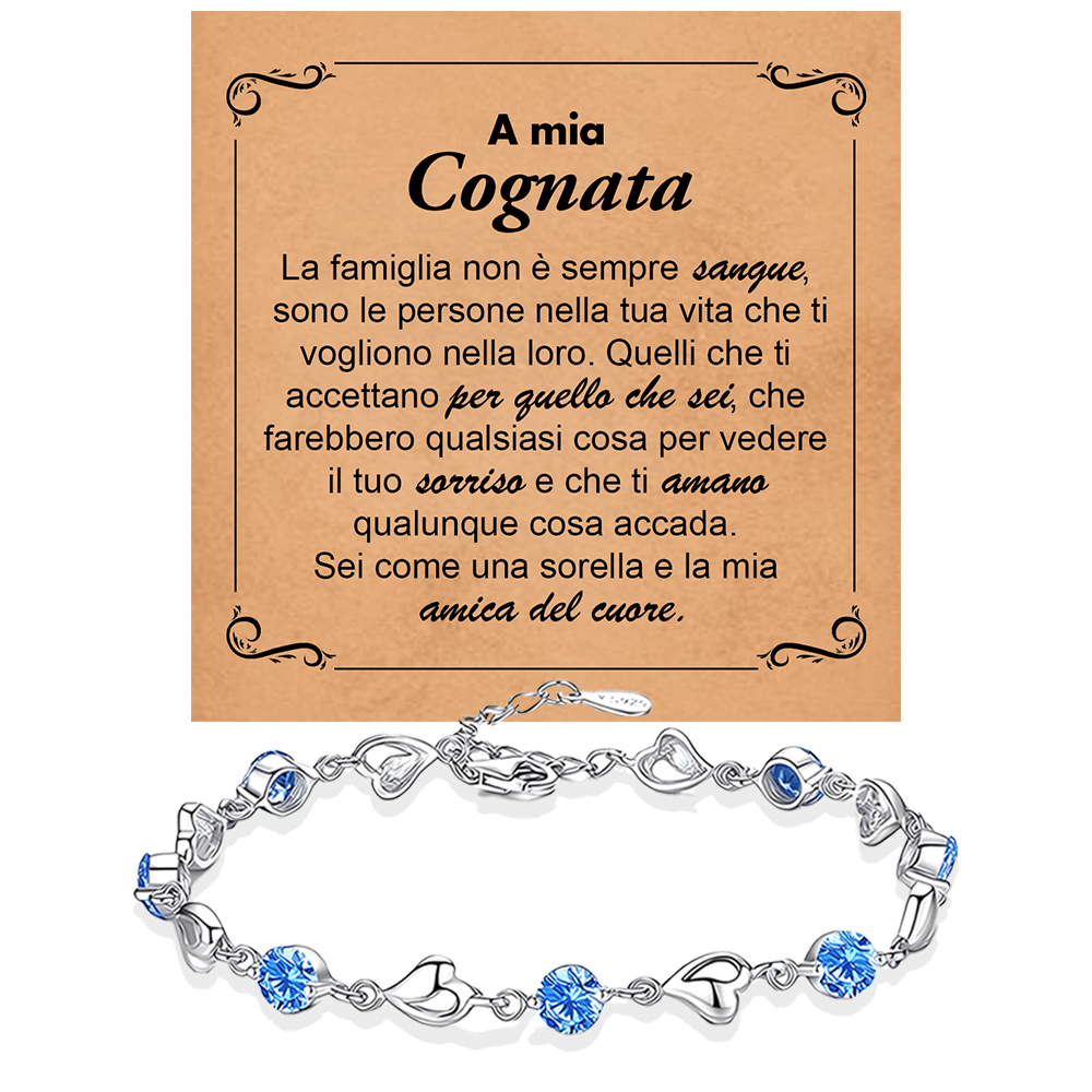 Bracciale Pietre Blu - A mia Cognata