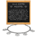 Bracciale Quadrifoglio - Alla nostra Maestra
