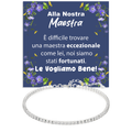 Bracciale Tennis in Argento Sterling 925 Alla nostra Maestra - Le Vogliamo Bene
