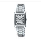 Orologio Casio per donna color argento, LTP-V007D-7B, con numeri romani