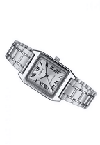 Orologio Casio per donna color argento, LTP-V007D-7B, con numeri romani