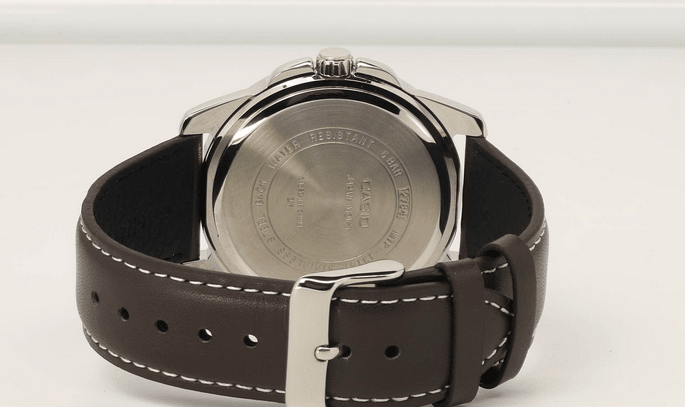 Casio MTP-1314L-7A – Orologio da Uomo Classico con Cinturino in Pelle marrone