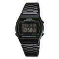 Casio B640WB‑1B – Orologio Vintage Digitale Nero, LED, Cronometro 1/100 sec, 5 ATM