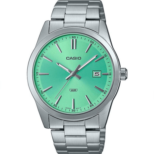 Casio MTP‑VD03D‑3A2 – Orologio Analogico Quarzo Verde Menta