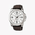 Casio MTP-1314L-7A – Orologio da Uomo Classico con Cinturino in Pelle marrone