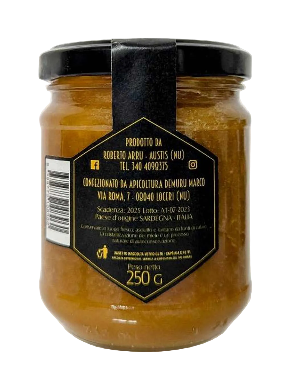 Miele di Corbezzolo 250gr - Apicoltura Roberto Arru
