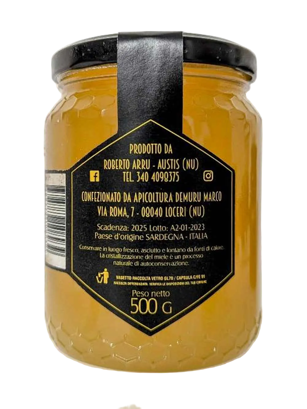 Miele di Lavanda 500gr - Apicoltura Roberto Arru