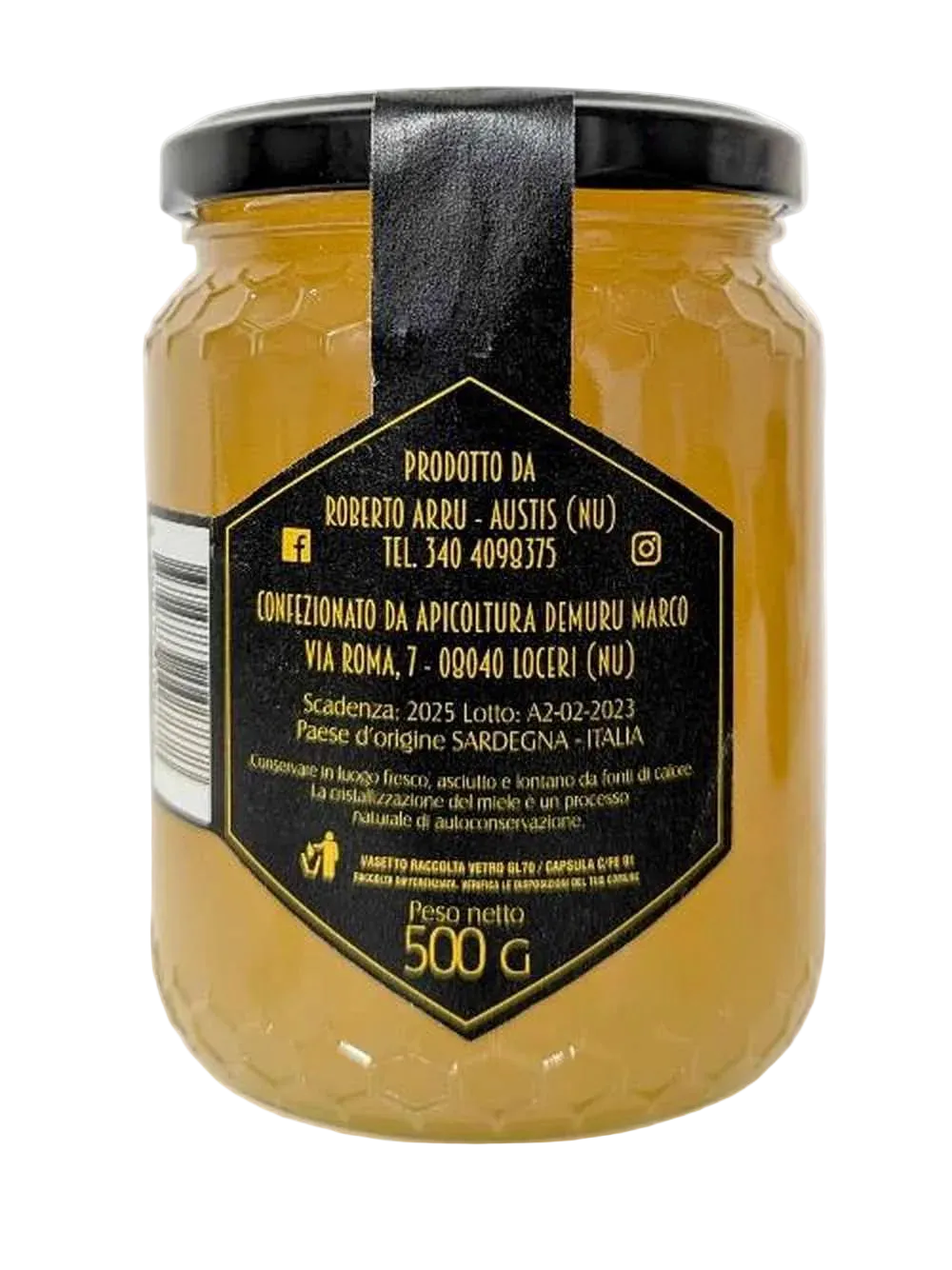 Miele di Asfodelo 500gr - Apicoltura Roberto Arru