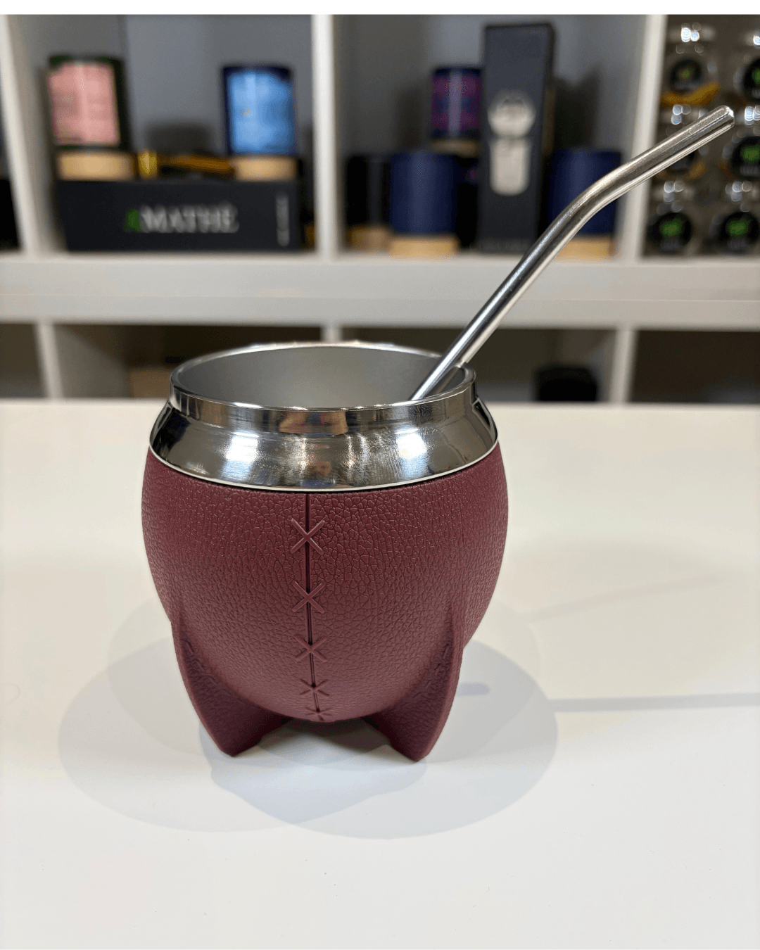 Tazza Bianca con Bombilla