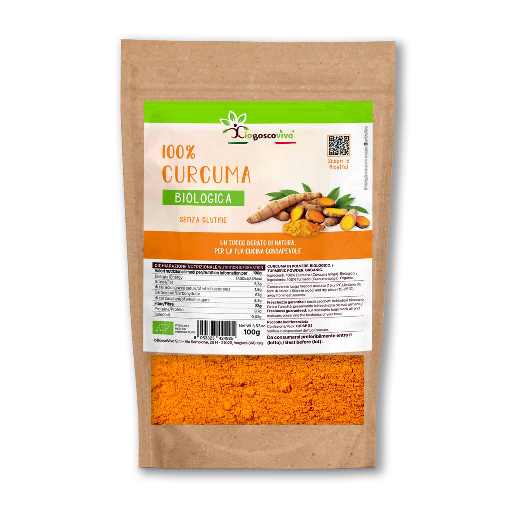 100% Curcuma in polvere BIO - 100g