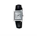 Orologio Casio LTP-V007L-7E1 da Donna – Elegante con Cinturino in Pelle Nera e Quadrante Argento