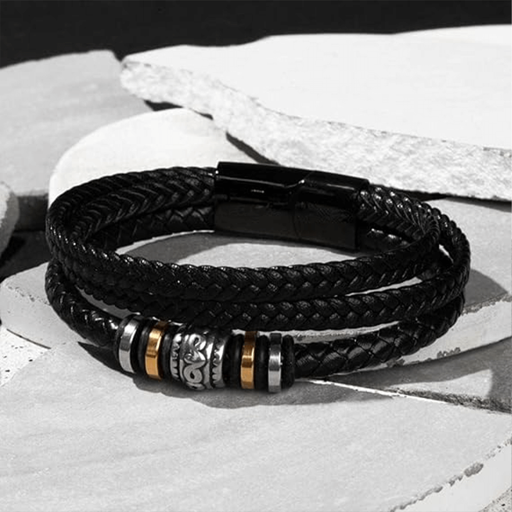 Bracciale Pelle Intrecciata - Genero