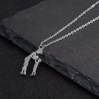 Collana Mamma e Figlio - Acciaio Inox Lucidato di Altissima Qualità