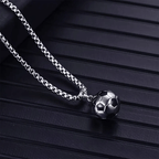 Collana Calcio - Acciaio Inox Lucidato di Alta Qualità