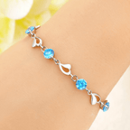 Bracciale Pietre Blu - Pinguino