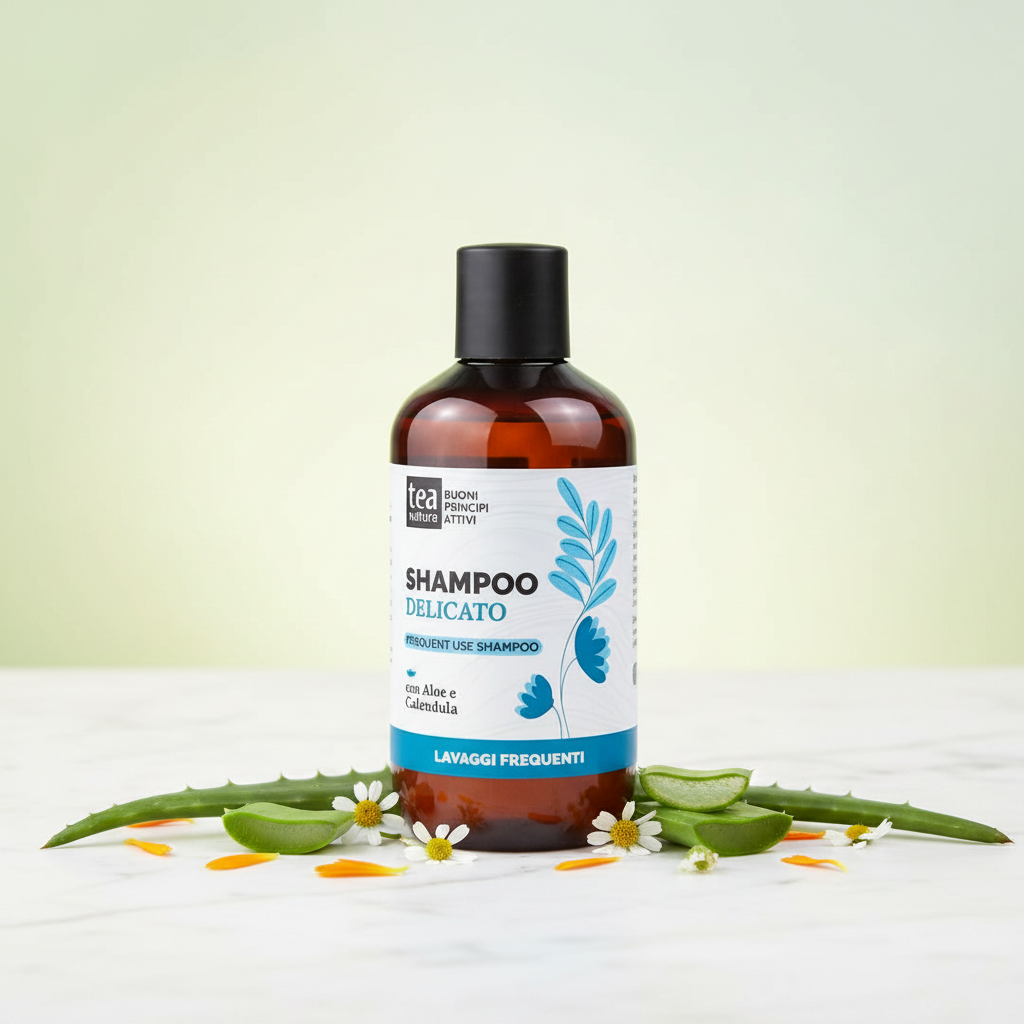 Shampoo Delicato Hair Care - TeaNatura