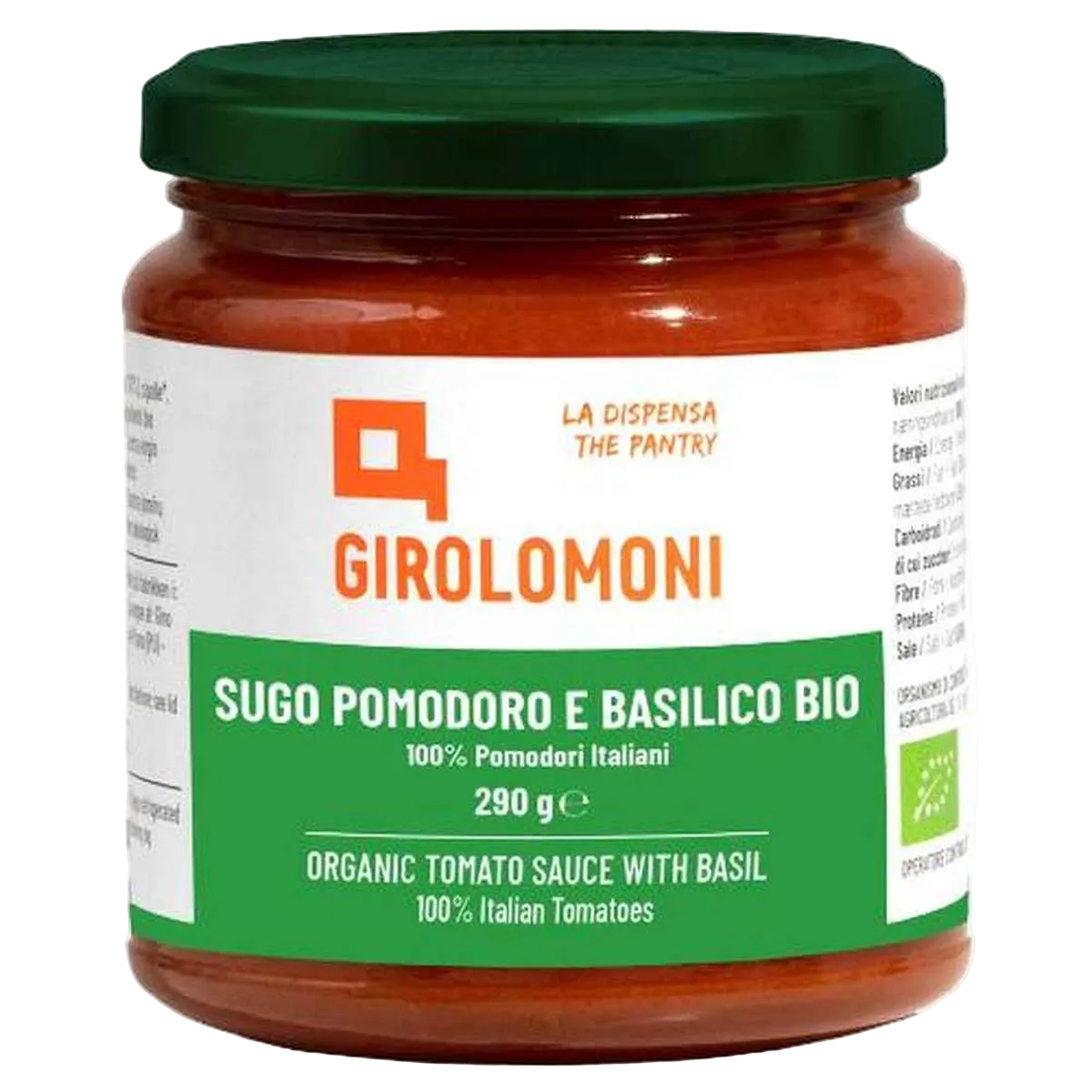 Sugo Pomodoro e Basilico BIO - GIROLOMONI