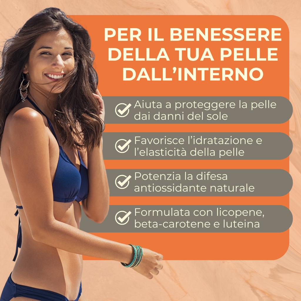 Betacarotene -  Accelleratore abbronzatura
