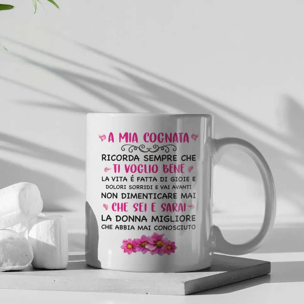 Tazza A Mia Cognata Ricorda Sempre Che Ti Voglio Bene