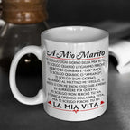 Tazza A mio Marito Ti scelgo ogni giorno della mia Vita