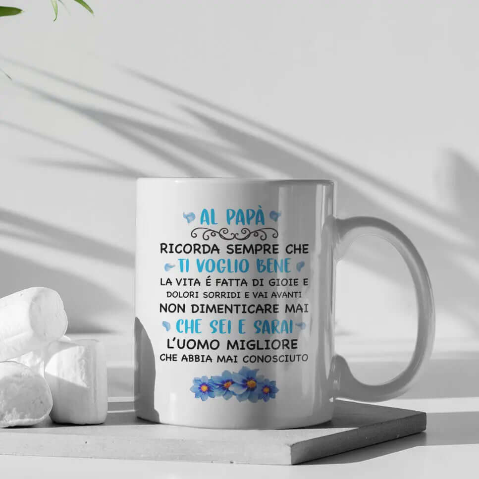 Tazza Al Papà Ricorda Sempre Che Ti Voglio Bene