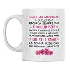 Tazza Alla Mia Madrina Ricorda Sempre Che Ti Voglio Bene