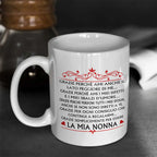 Tazza La Mia Nonna Grazie perchè Ami anche il lato peggiore di me