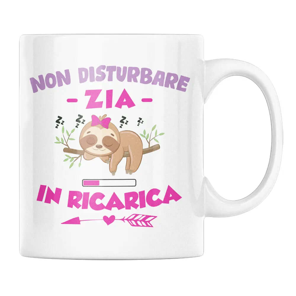 Tazza Non Disturbare Zia In Ricarica