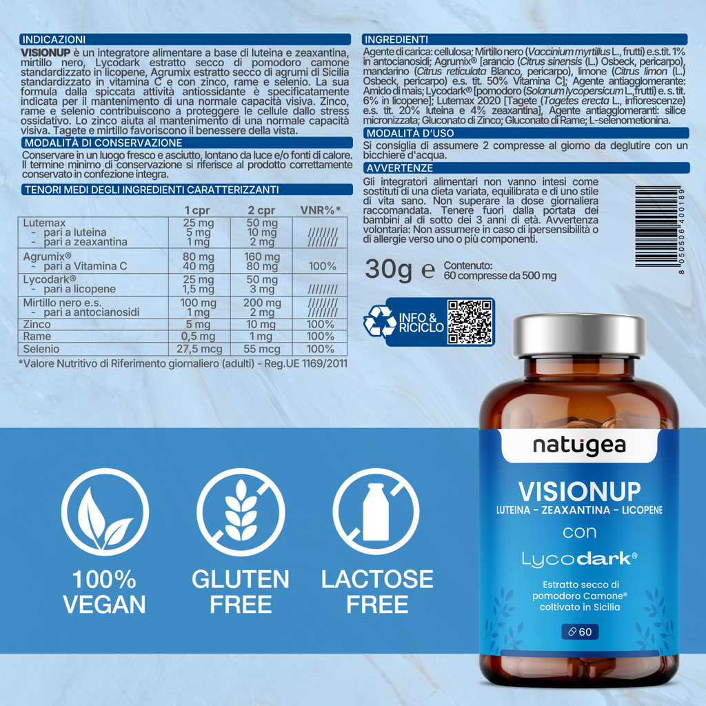 VisionUp Luteina e Zeaxantina