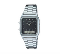 Orologio Casio AQ-230A-1D – Unisex, Digitale e Analogo, Nero