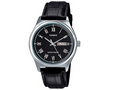Orologio Casio MTP‑V006L‑1B – acciaio / cinturino pelle, giorno & data