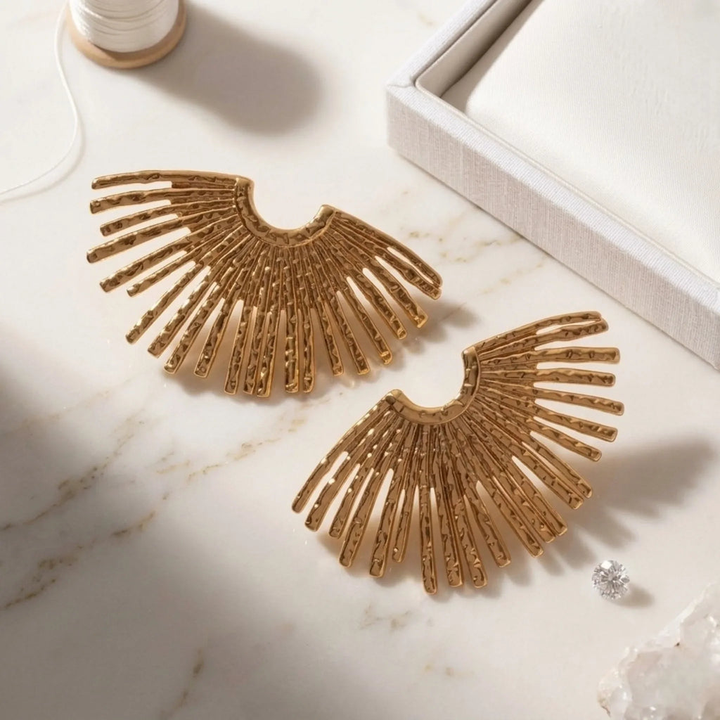BEHI INDIGO EARRINGS