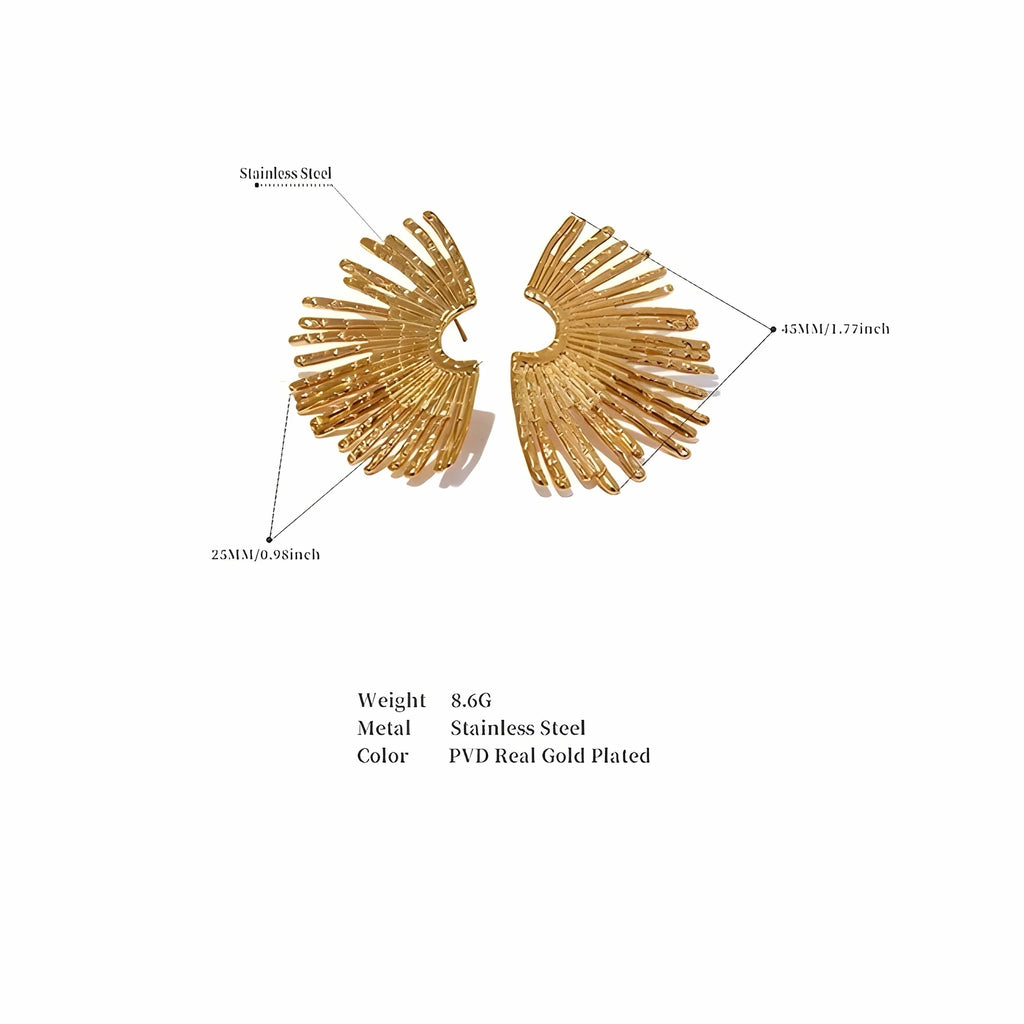 BEHI INDIGO EARRINGS
