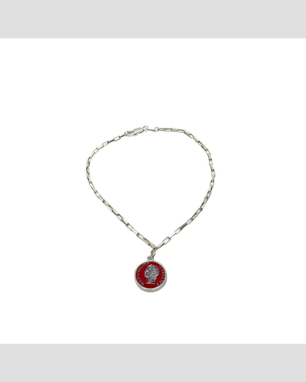BDG Accessories Bracciale Argento Smalto Dolce Vita Anni 50 Vintage
