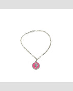 BDG Accessories Bracciale Argento Smalto Dolce Vita Anni 50 Vintage