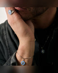 BDG Accessories Bracciale Argento Smalto Dolce Vita Anni 50 Vintage