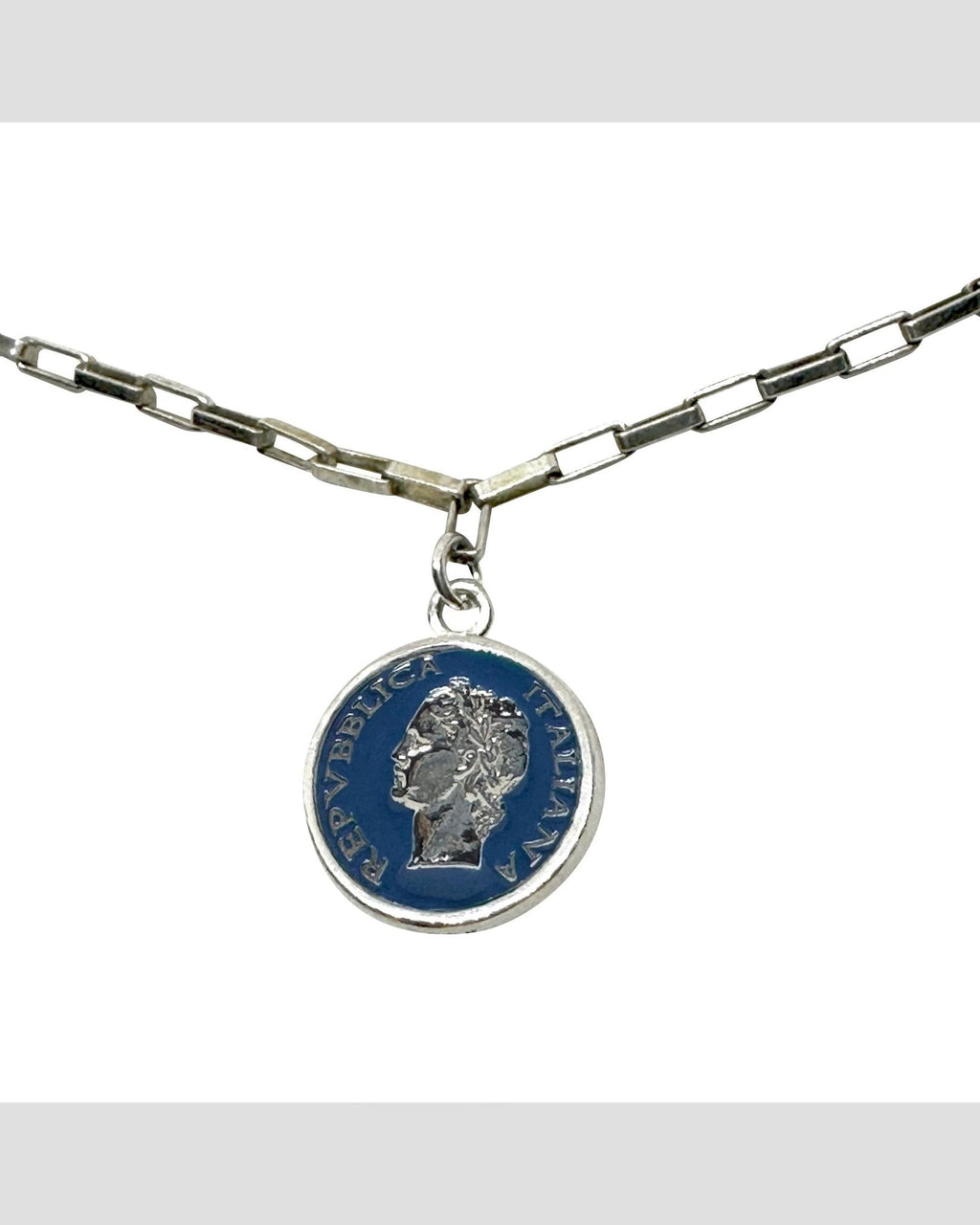 Collana Argento Smalto Dolce Vita Anni 50 Vintage BDG Accessories