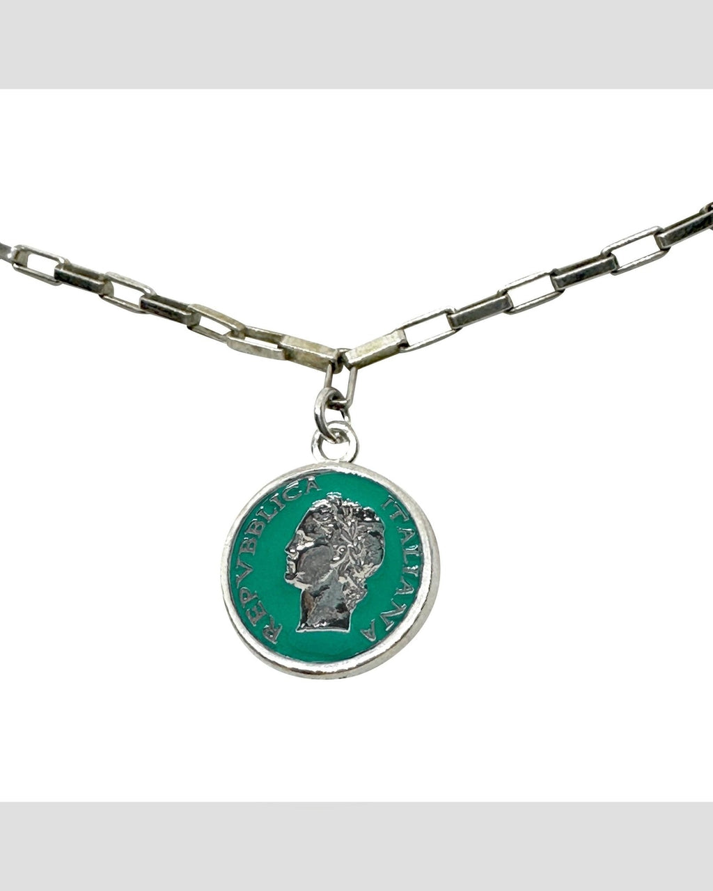 Collana Argento Smalto Dolce Vita Anni 50 Vintage BDG Accessories