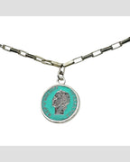 Collana Argento Smalto Dolce Vita Anni 50 Vintage BDG Accessories