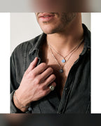 Collana Argento Smalto Dolce Vita Anni 50 Vintage BDG Accessories