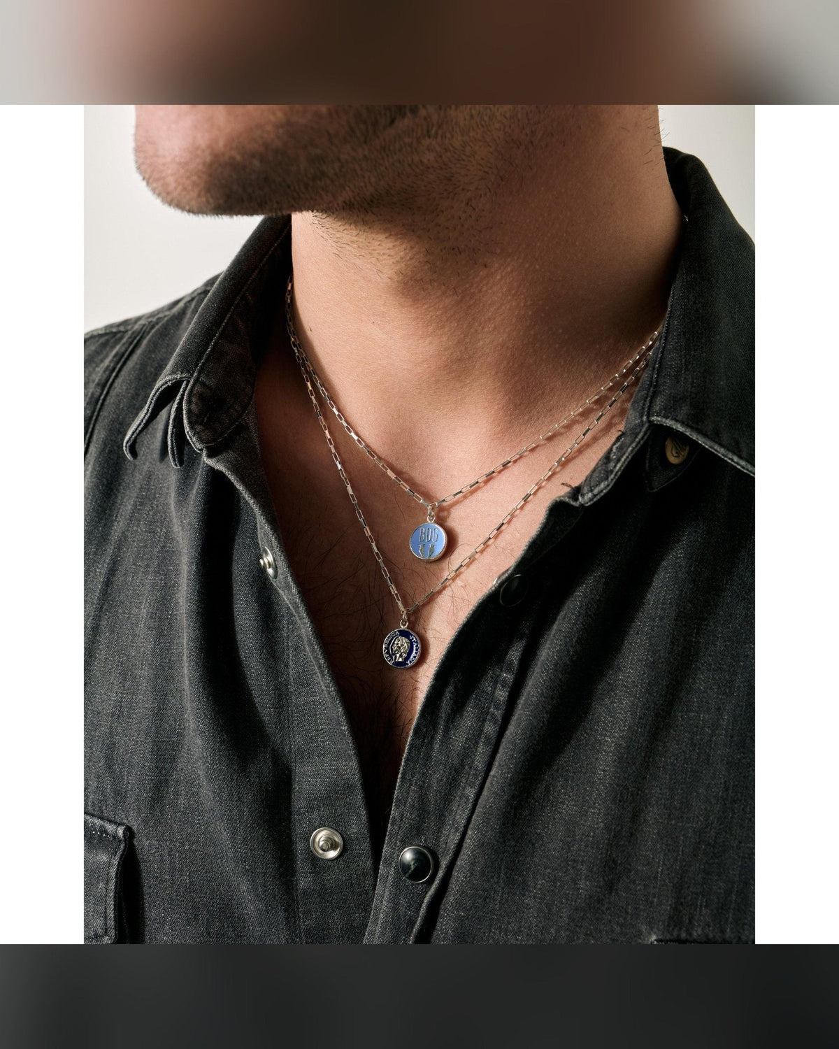 Collana Argento Smalto Dolce Vita Anni 50 Vintage BDG Accessories