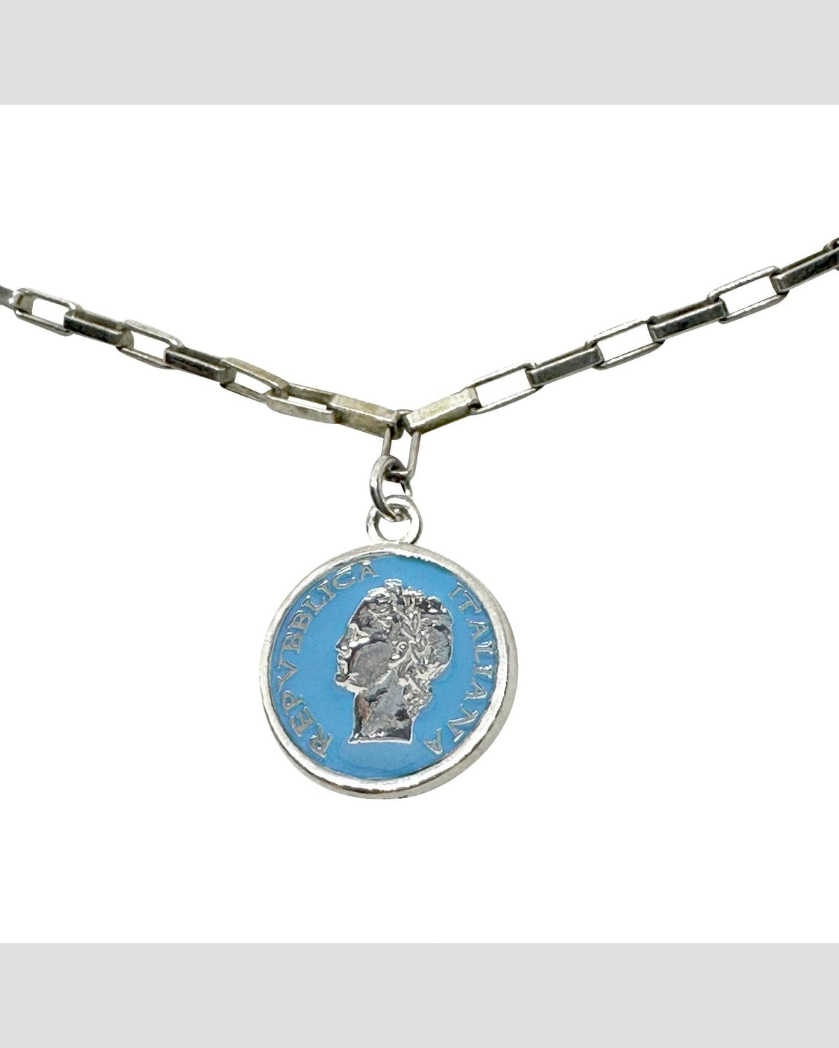 Collana Argento Smalto Dolce Vita Anni 50 Vintage BDG Accessories