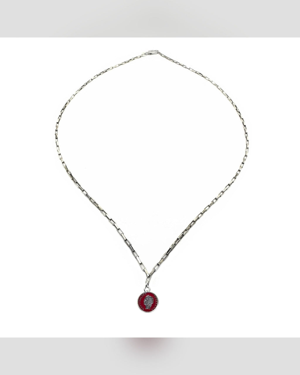 Collana Argento Smalto Dolce Vita Anni 50 Vintage BDG Accessories