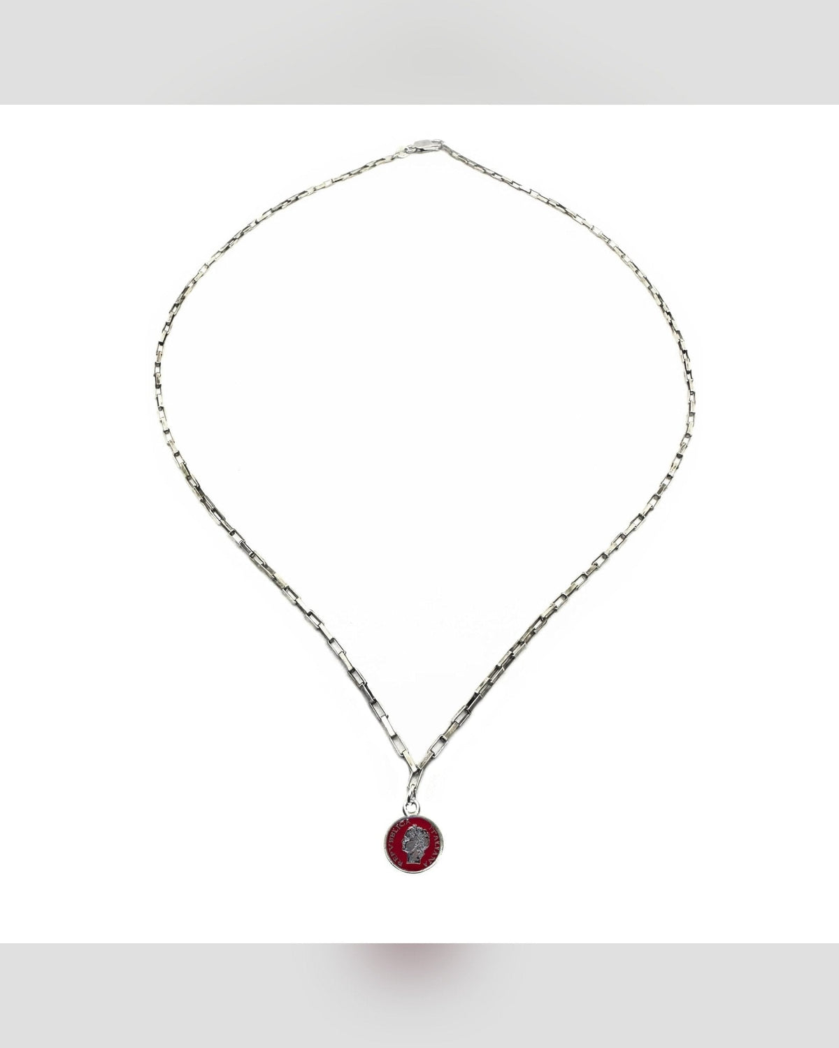 Collana Argento Smalto Dolce Vita Anni 50 Vintage BDG Accessories
