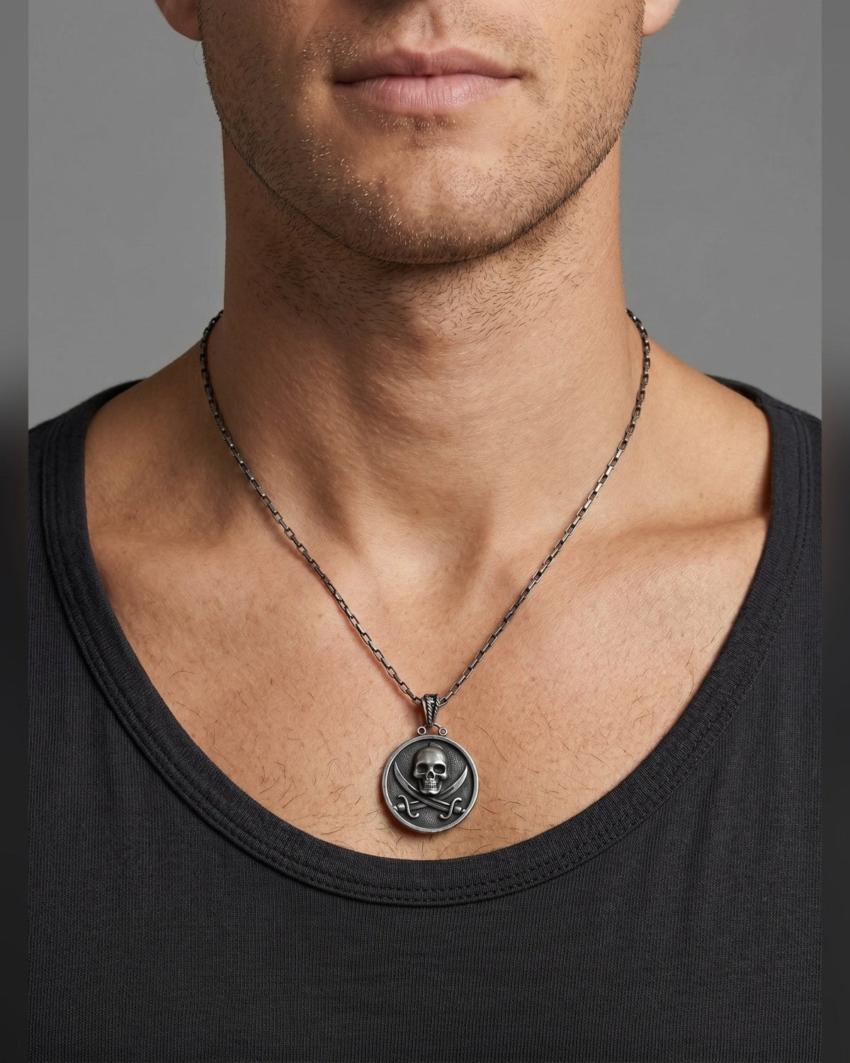 Collana In Argento e Bronzo Black Sails Pirati