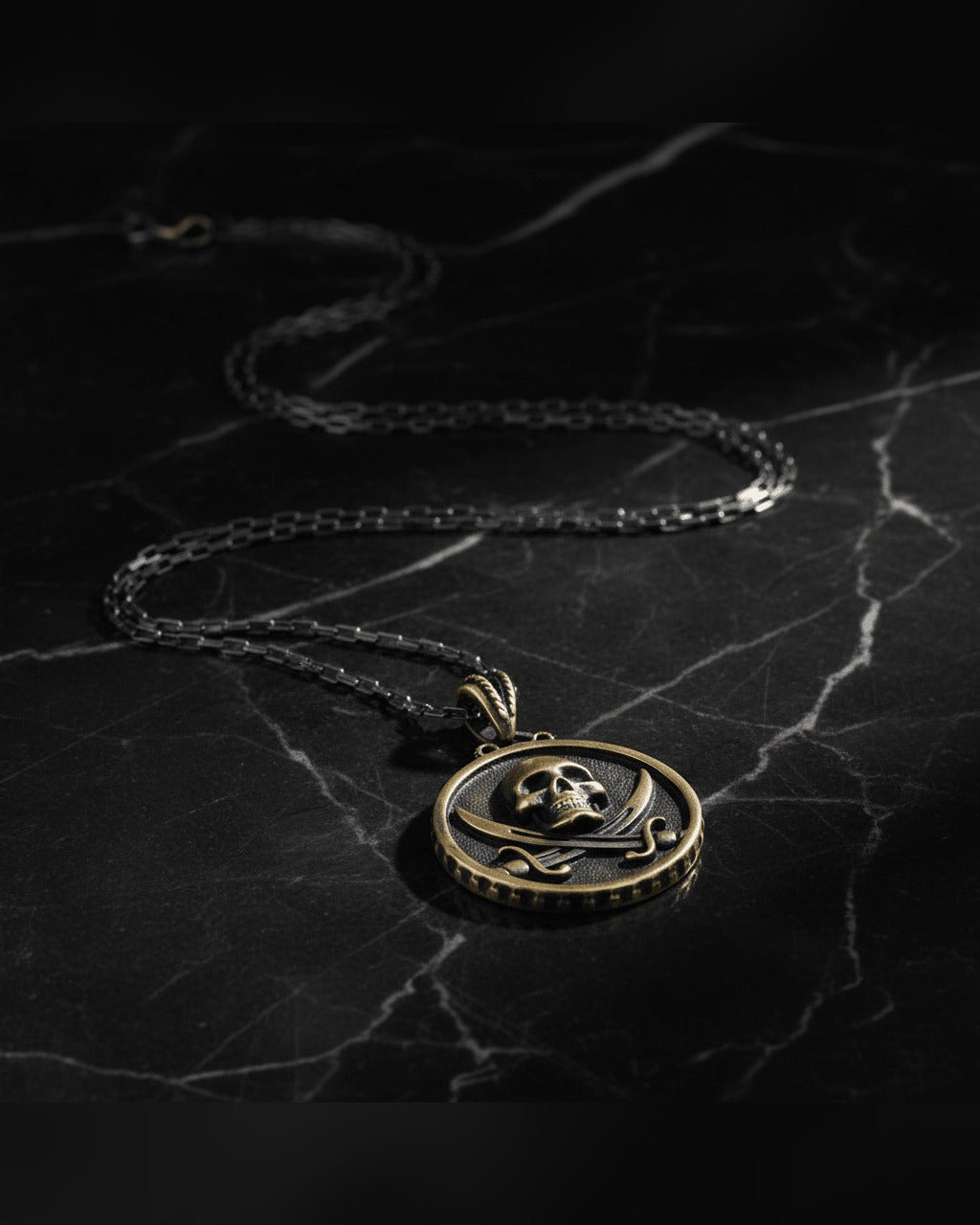 Collana In Argento e Bronzo Black Sails Pirati