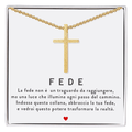 Collana Croce Oro - Fede.