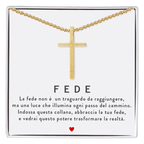 Collana Croce Oro - Fede.