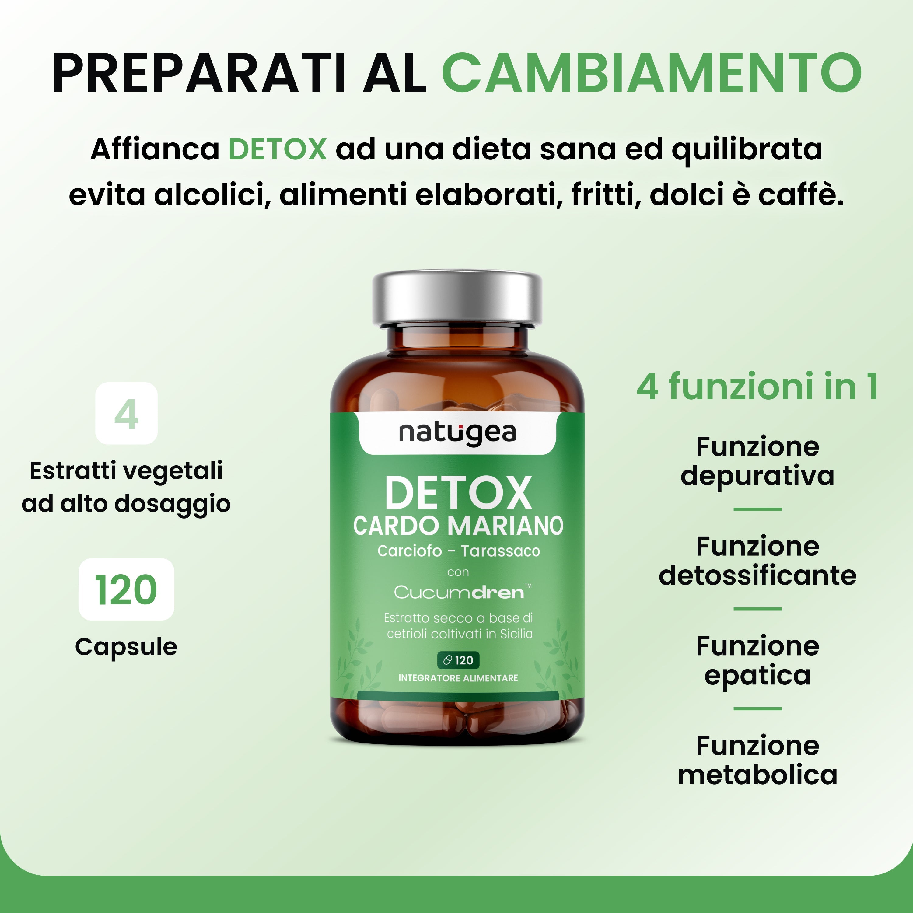 Detox Fegato e Intestino con Cardo Mariano e Cucumdren®